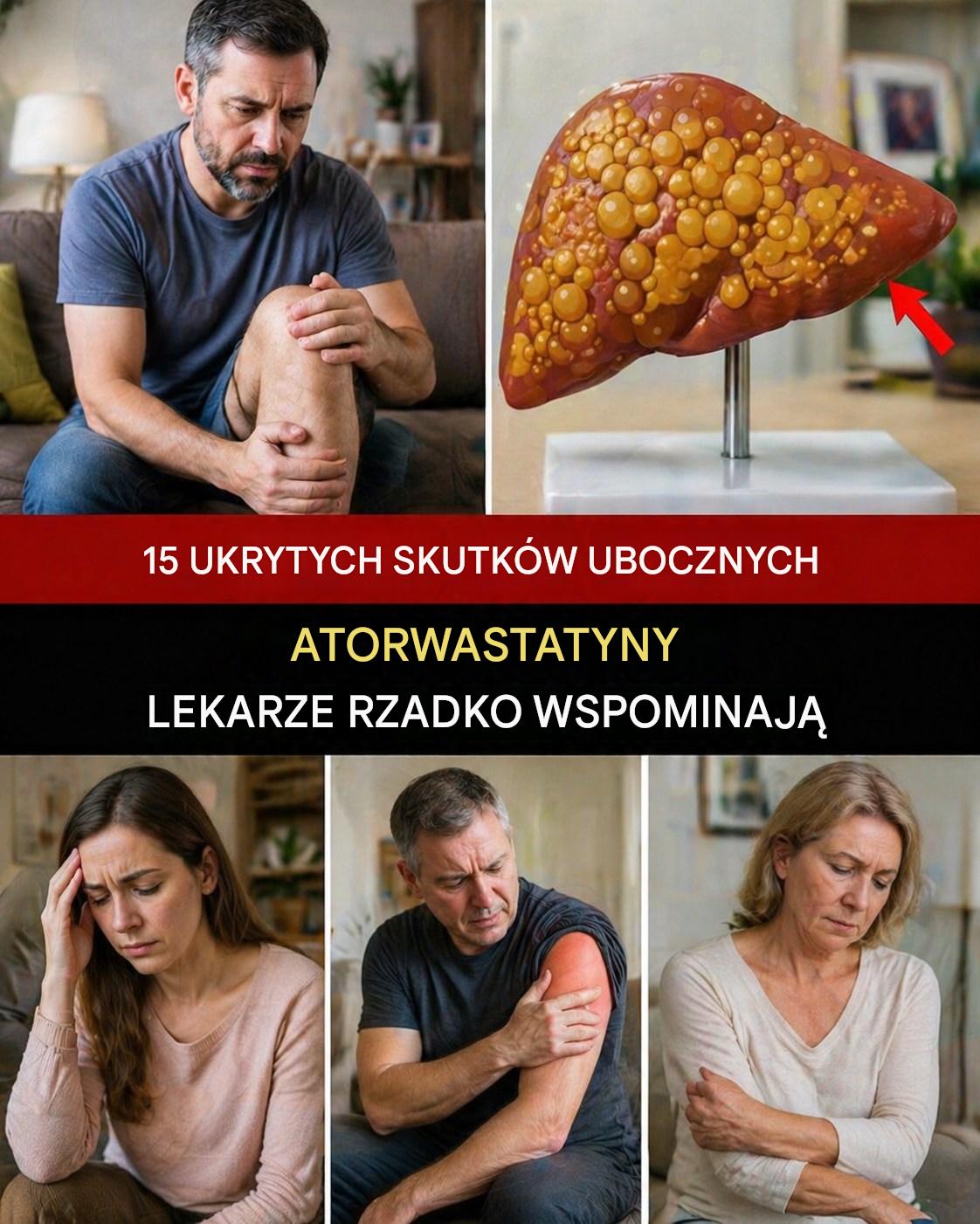 Jakie są możliwe skutki uboczne atorwastatyny? 15 rzeczy, które każdy powinien wiedzieć