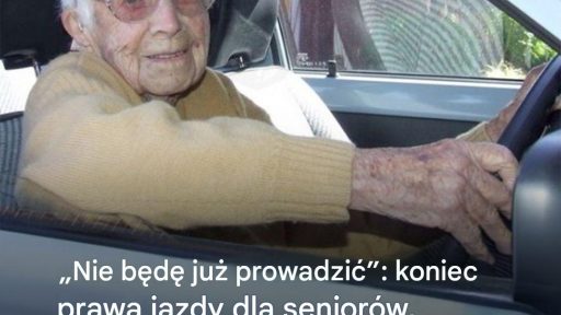 Seniorom nie wolno już prowadzić pojazdów; w tym wieku muszą przestać…Zobacz więcej