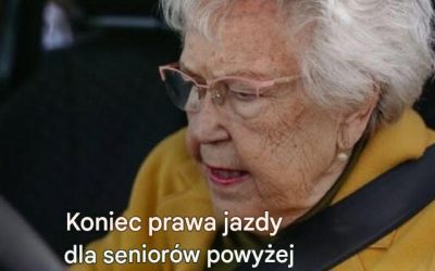 Prawo jazdy dla seniorów: oto, co tak naprawdę mówi prawo…