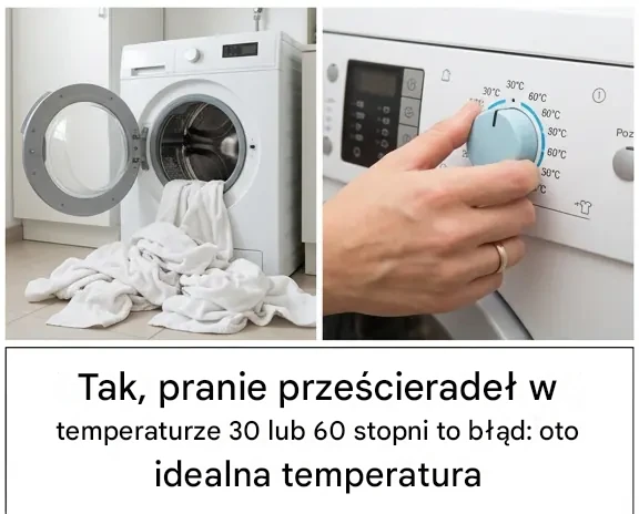 Tak, pranie pościeli w temperaturze 30 i 60 stopni to błąd: oto prawidłowa temperatura