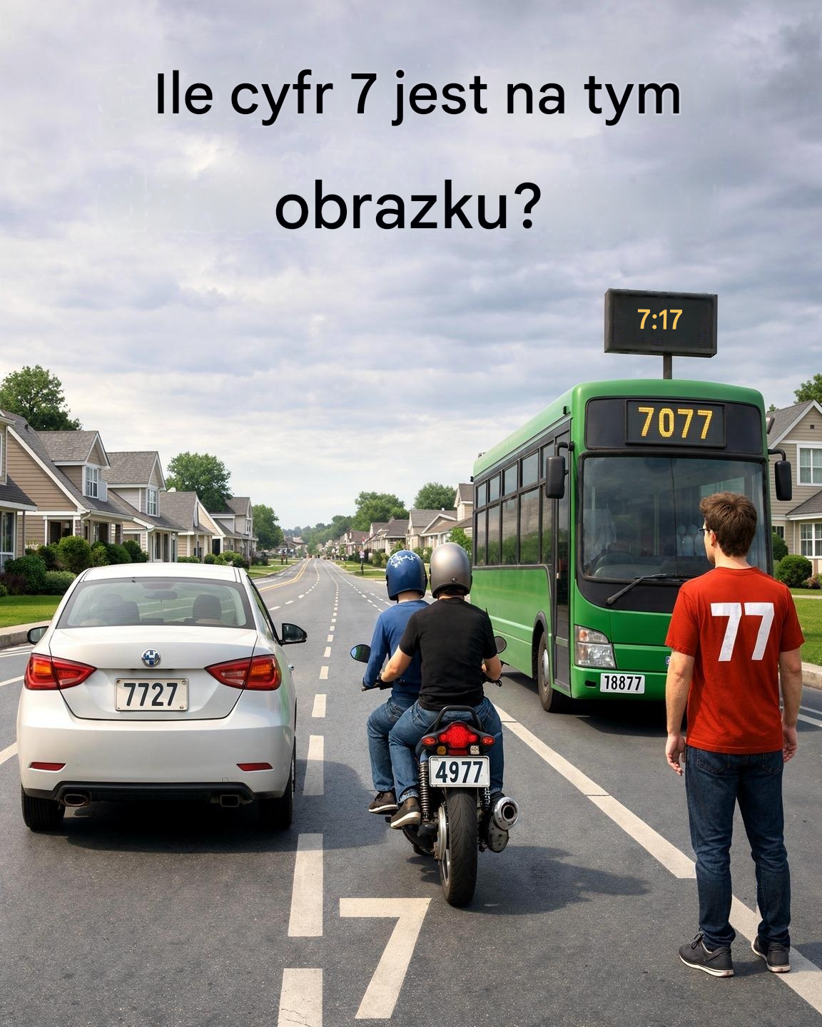Siedem znaków na drodze: apel o czujność