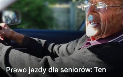 Prawo jazdy dla seniorów: Od 65 roku życia test ten będzie obowiązkowy od 2026 roku