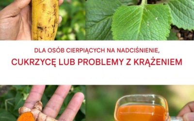 W wieku 60 lat obniżyłem ciśnienie krwi, cukrzycę i słabe krążenie dzięki temu napojowi