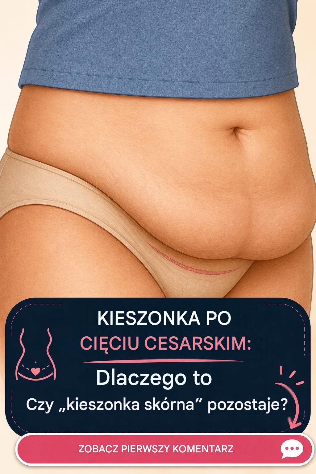 Klapa cesarskiego cięcia: dlaczego ten „worek” skóry trwa?