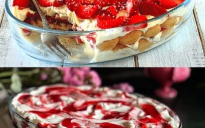 To doprowadzi świat do szaleństwa! Tiramisu truskawkowe w 10 minut