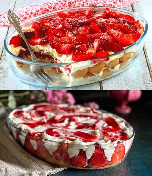 To doprowadzi świat do szaleństwa! Tiramisu truskawkowe w 10 minut