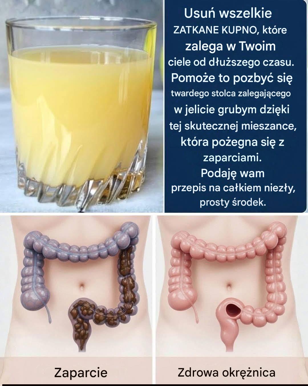 Cudowny napój, który wypłukuje 15 kg toksyn z jelit i naczyń krwionośnych – sprawdzona formuła