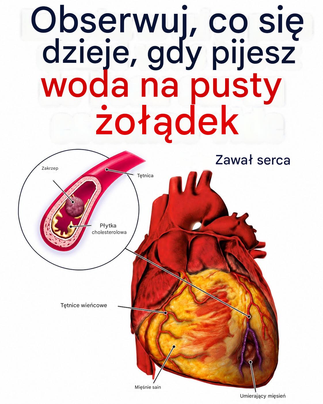 Spójrz, co się dzieje, gdy pijesz wodę  na pusty żołądek