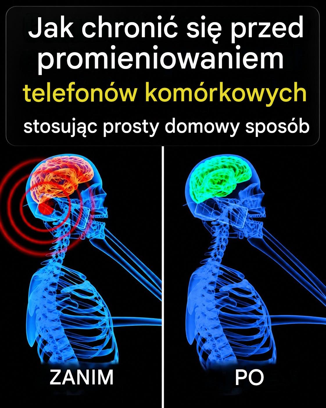 Jak chronić się przed promieniowaniem  telefonu komórkowego, stosując prosty domowy sposób
