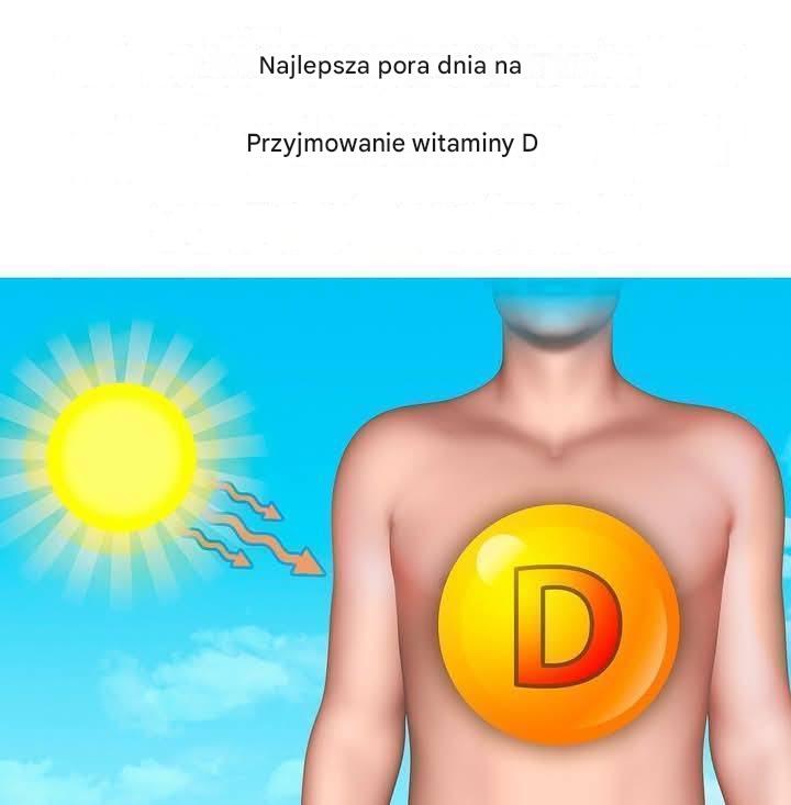 Najlepsza pora dnia na przyjmowanie witaminy D