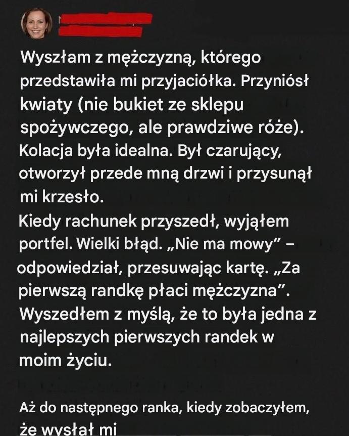 🔴Randka była idealna, aż do następnego ranka, kiedy wysłał mi… 😱 😵 👇Zobacz