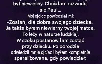 Mój mąż zdradził mnie, kiedy byłam w ciąży… Wtedy mój ojciec wyjawił mi szokującą tajemnicę.