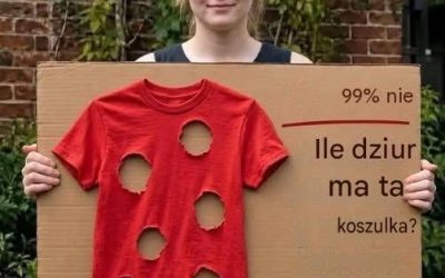 99% ludzi się myli… Ile dziur naprawdę ma ta koszulka?