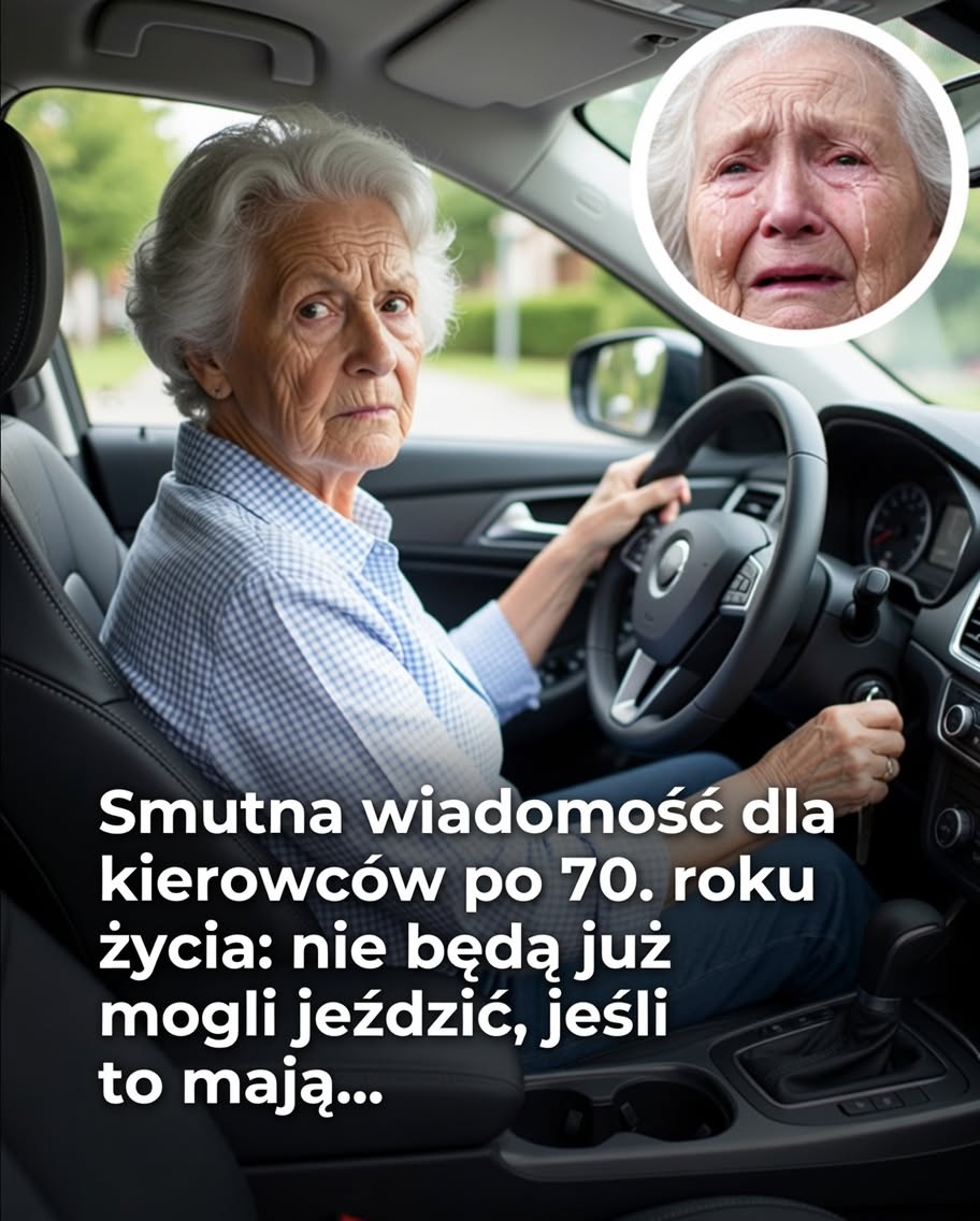 Seniorzy za kierownicą  Smutna wiadomość dla kierowców po 70. roku życia…Zobacz więcej
